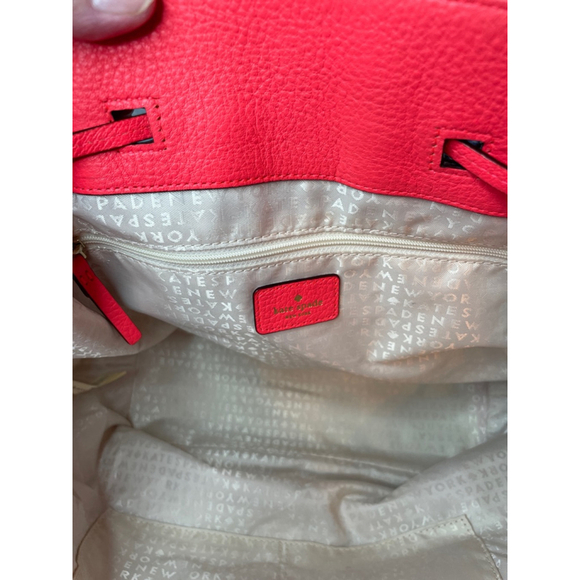 Fire 🔥 Kate Spade Tote Bag Hot Pink Tassle Beautiful VGC W Dustie - Picture 4 of 16